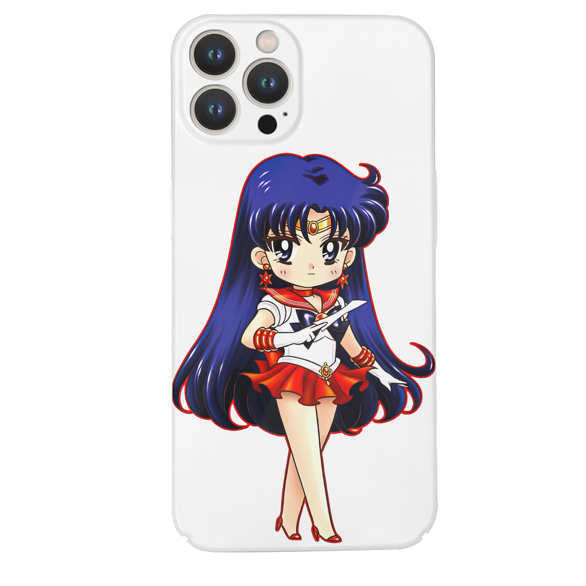 （画像用） 美少女戦士セーラームーン 火野レイ ひの レイ Sailor Moon Hino Rei （セーラーマーズ,Sailor Mars） 【iPhone 14シリーズ対応】ハードケース
